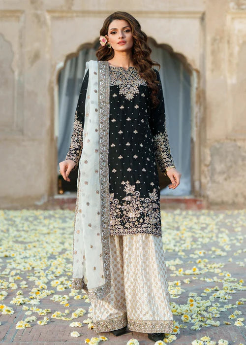 AJULW-11 Embroidered Lawn Unstitched 3 Pcs