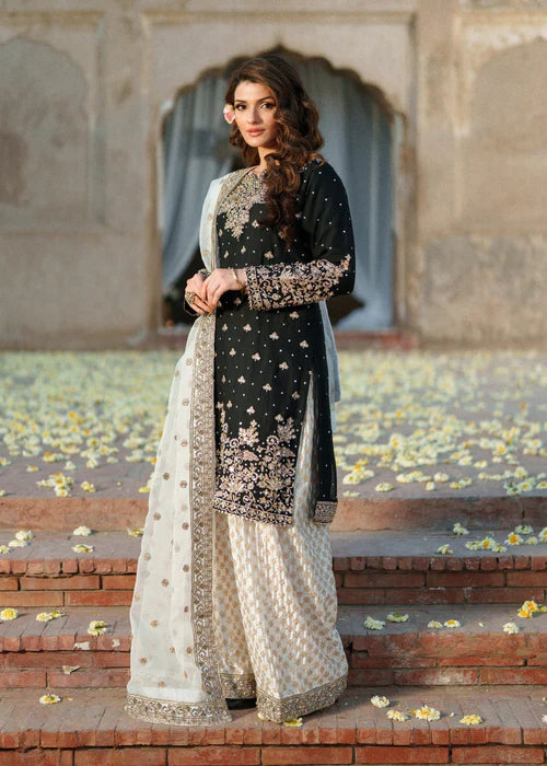 AJULW-11 Embroidered Lawn Unstitched 3 Pcs