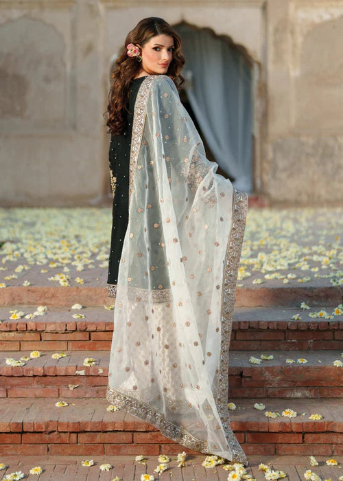 AJULW-11 Embroidered Lawn Unstitched 3 Pcs